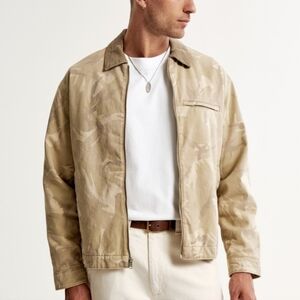 Men's Abercrombie and Fitch Camo Workwear Jacket Size XL